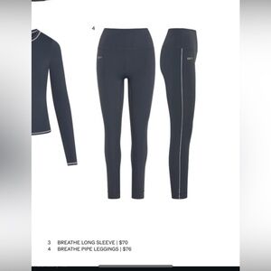 SET Active No Service Airluxe leggings in color Breathe
